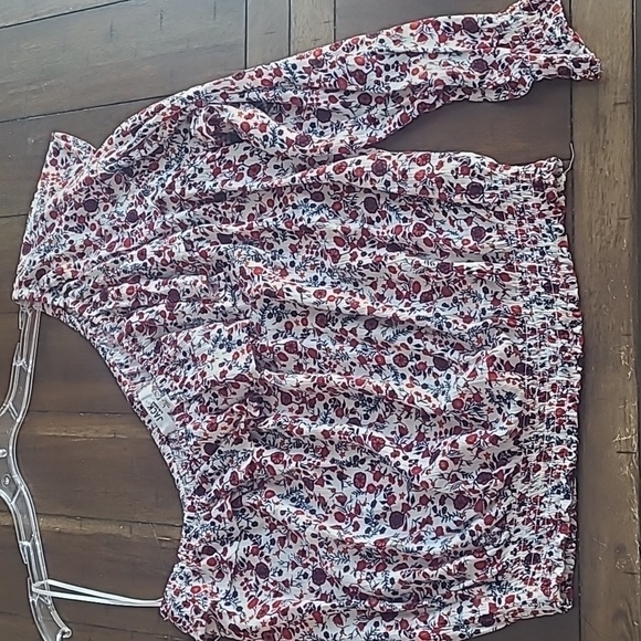 Jack by BB Dakota one shoulder floral top Large - Picture 2 of 5